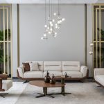 Orion Walnut Sofa Set
